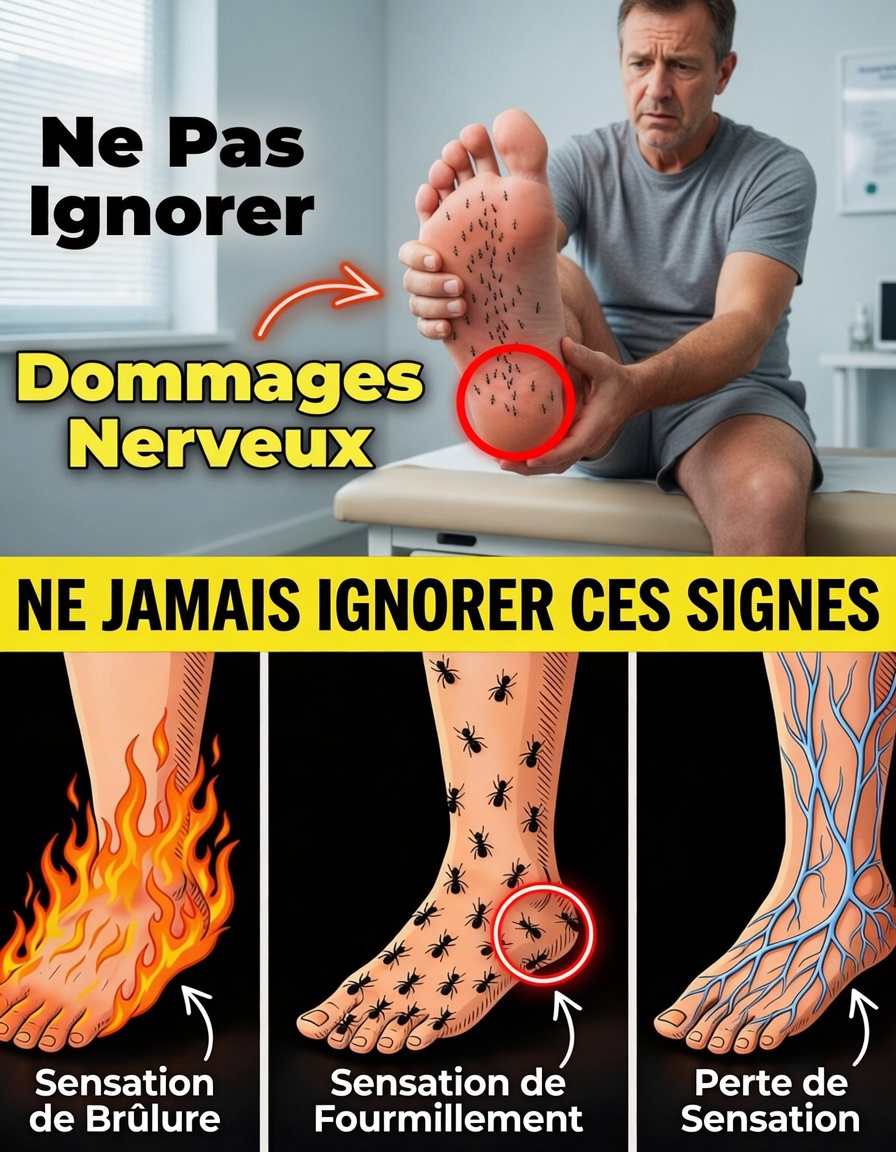 15 signes avant-coureurs précoces de neuropathie périphérique à ne jamais ignorer