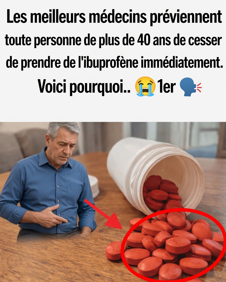 Des maux de tête ou des douleurs fréquents après 40 ans vous poussent-ils à prendre de l’ibuprofène ? Voici ce que disent les experts sur des options plus sûres