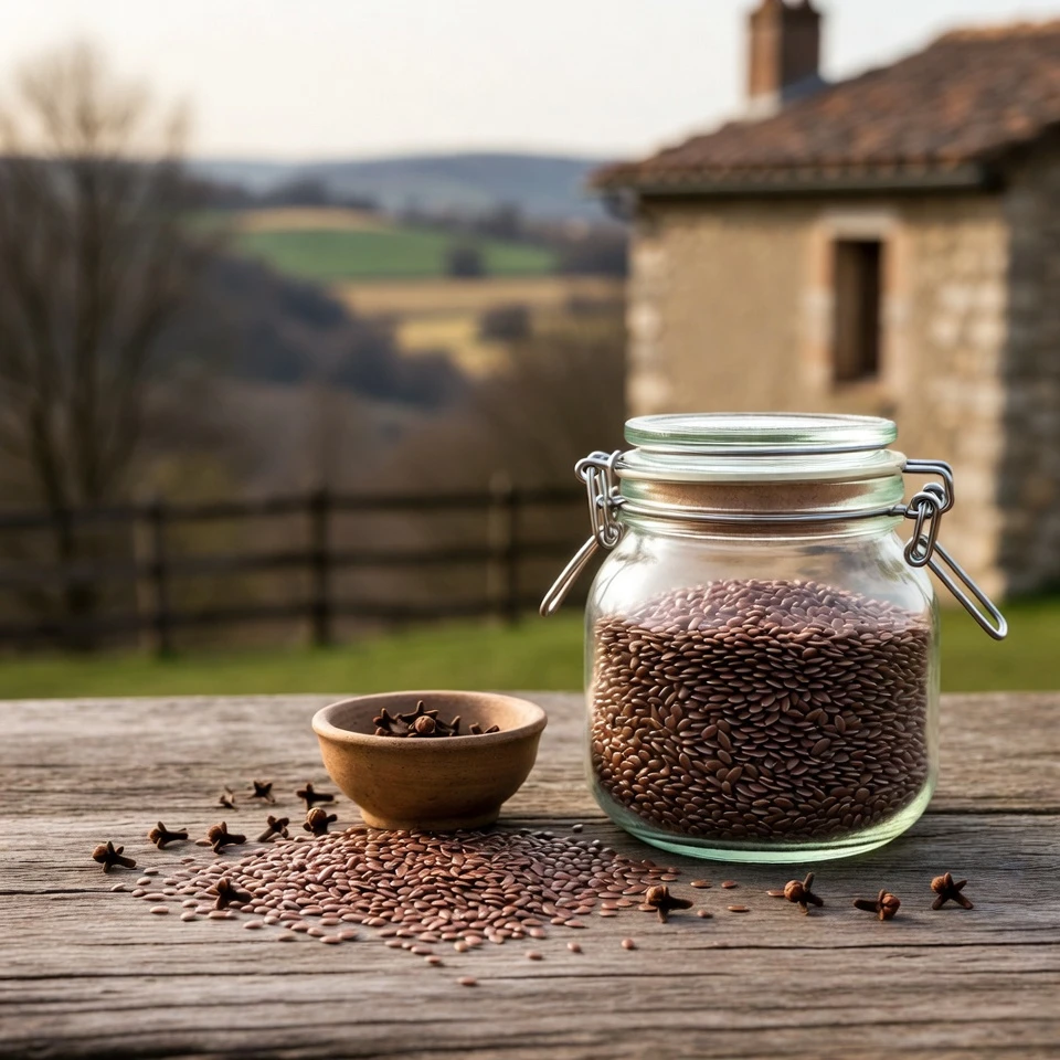 Découvrez la combinaison des graines de lin et des clous de girofle : une manière naturelle de favoriser le confort intestinal et la régularité