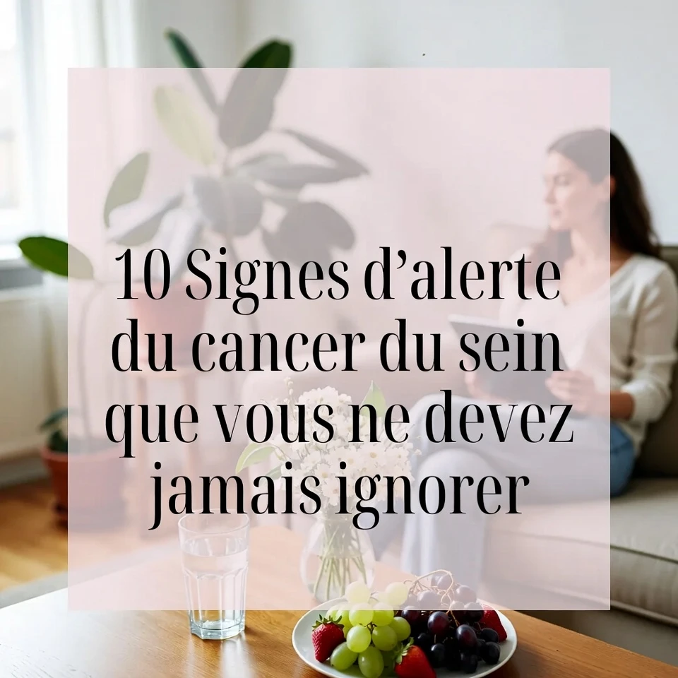 10 signes avant-coureurs du cancer du sein que vous ne devriez jamais ignorer