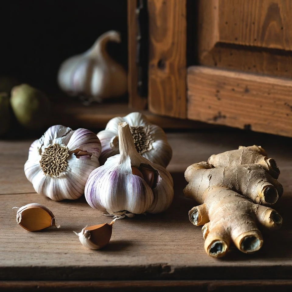 Ail, clous de girofle et gingembre : exploration d’un mélange traditionnel pour favoriser la circulation et le confort veineux