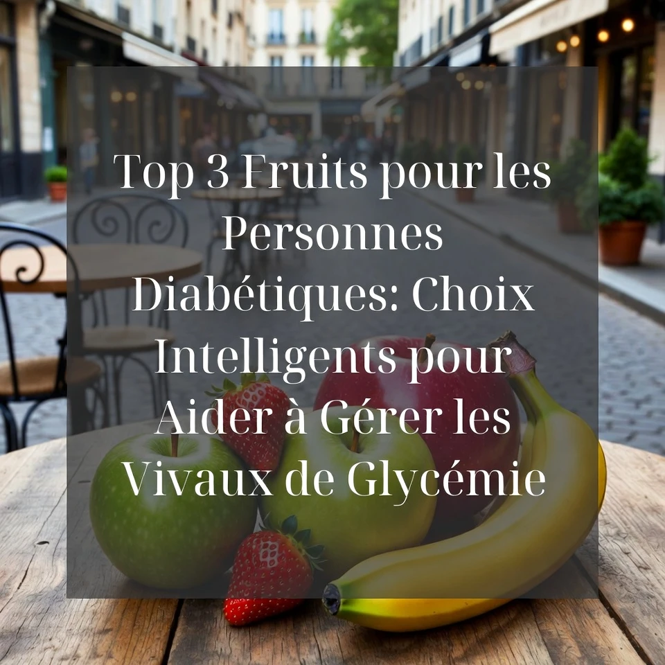 Top 3 des fruits pour les personnes diabétiques : des choix judicieux pour aider à gérer la glycémie