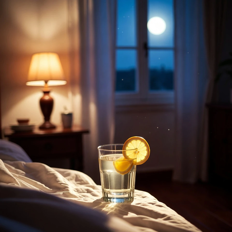 Boire de l’eau salée tiède avant de se coucher : un simple rituel nocturne pour la détente et le bien-être